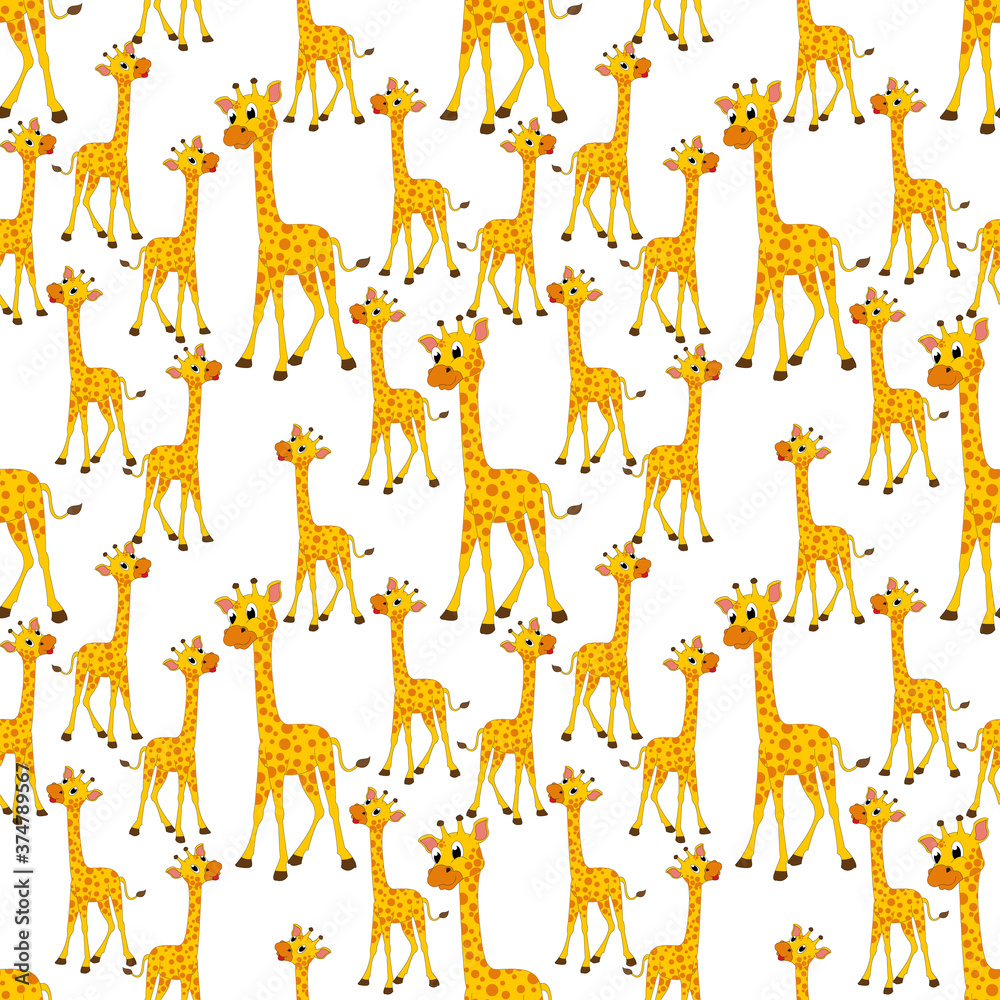 Naklejka premium seamless pattern with cute ornament