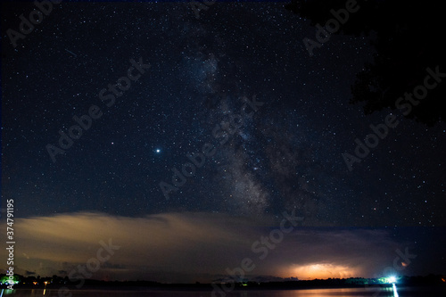 Lake Herman Lighting, reflection, Milky way galaxy, and stars