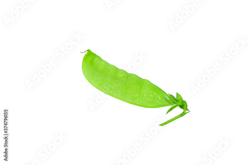 Sugar Pea was placed on a white background.
