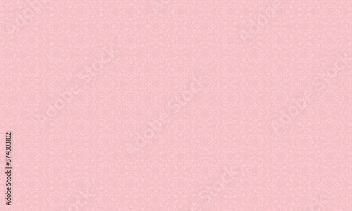 ピンクのクラシックな図形の背景素材