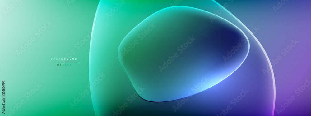 Vector abstract background - liquid bubble shapes on fluid gradient with shadows and light effects. Shiny design template for text Vector abstract background - liquid bubble shapes on fluid gradient with shadows and light effects. Shiny design template for text