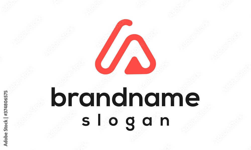 Modern letter A logo design vector Modern letter A logo design vector