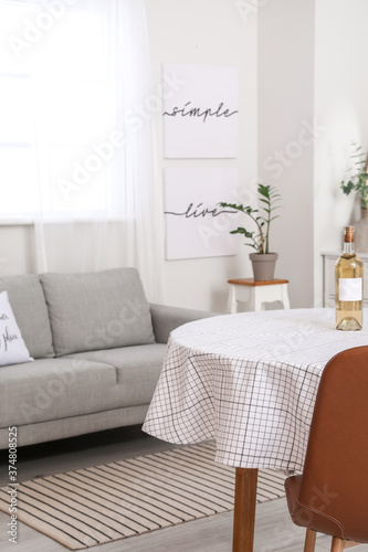 Interior of modern stylish dining room © Pixel-Shot