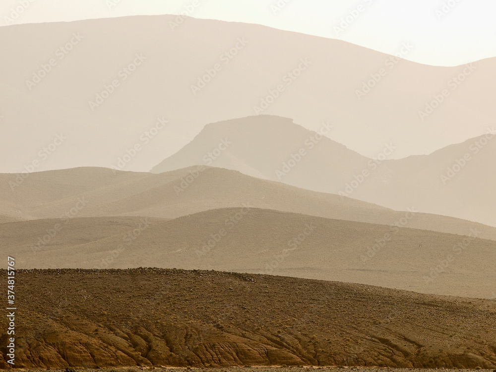 Colinas del Jebel Sarhro. Valle del Dades.Cordillera del Atlas.Marruecos.