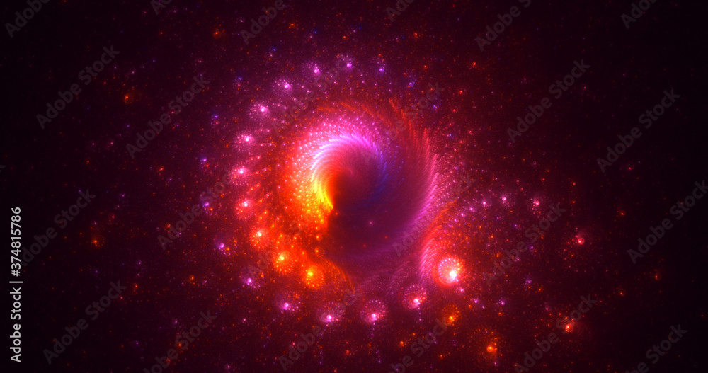 3D rendering abstract multicolor fractal light background 3D rendering abstract multicolor fractal light background