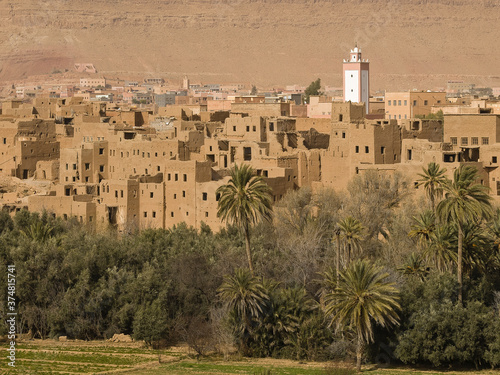 Tinerhir (Tineghir).Cordillera del Atlas.Marruecos. photo