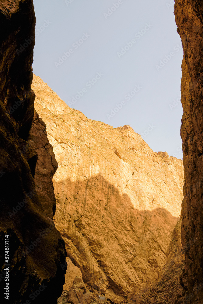 Garganta del Todra (toghda).Cordillera del Atlas .Marruecos.