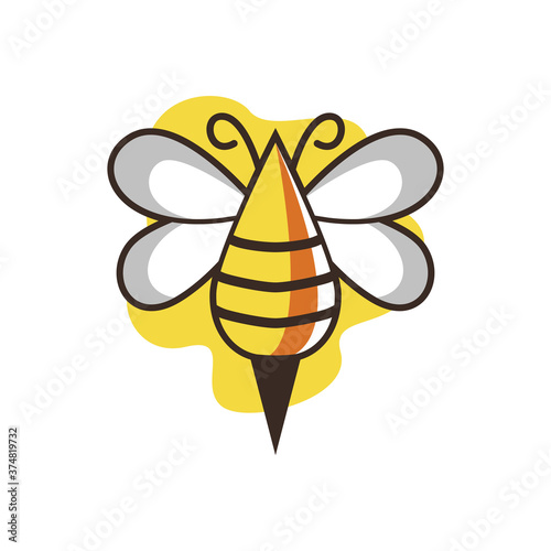 The Bee Water Logo Design