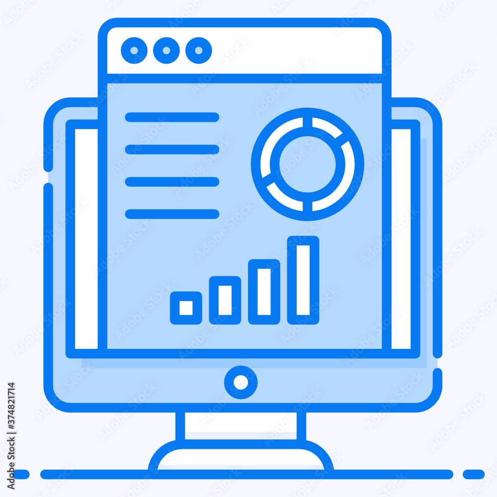 Business data inside a computer depicting website analysis concept
Business data inside a computer depicting website analysis concept