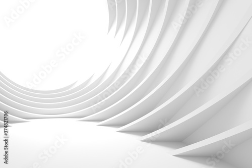 Fototapeta Naklejka Na Ścianę i Meble -  Modern Concept Wallpaper. White Indoor Texture