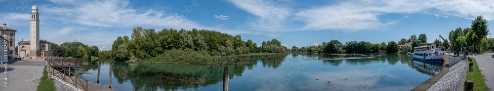Obraz premium Fiume Sile, Veneto (Treviso)