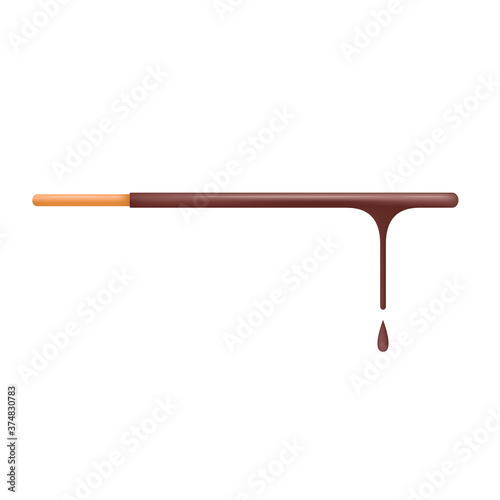 Chocolate sticks. Dipped stick. Dipped stick pattern vector. chocolate dipped cookie sticks.