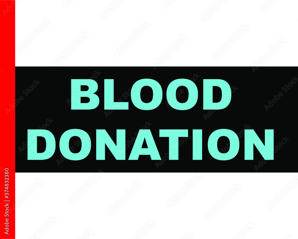 Black Vector Banner blood donatio Black Vector Banner blood donatio