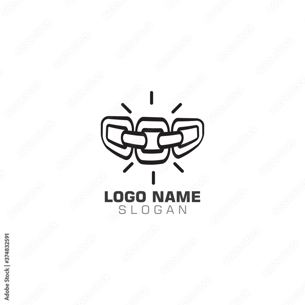 Chain Business Logo abstract unity vector design template Chain Business Logo abstract unity vector design template