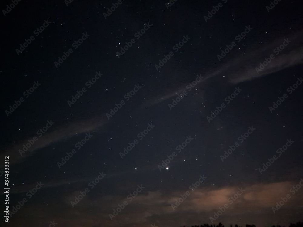 Obraz premium starry night sky with stars