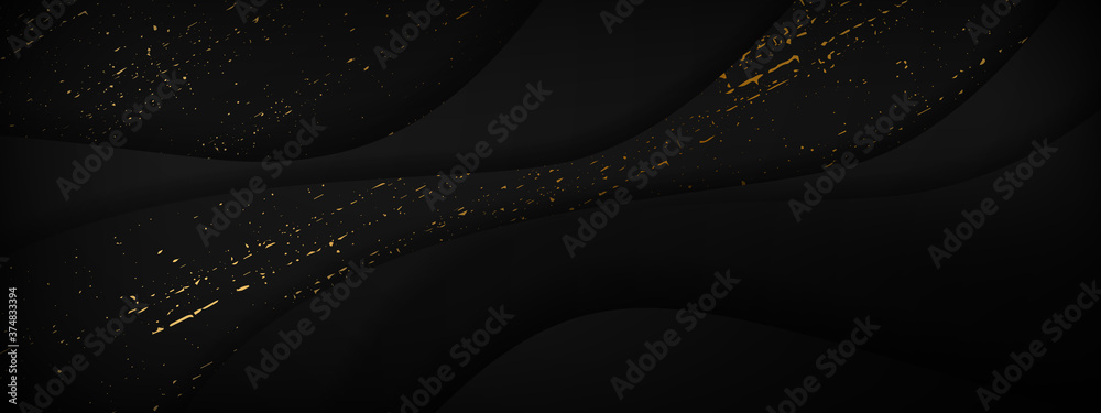 abstract black gold texture sports Vector illustration. geometric