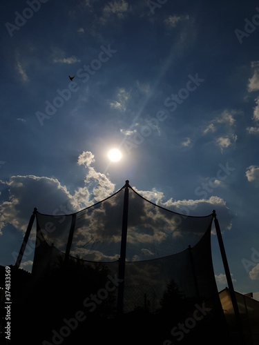 tent in the sun