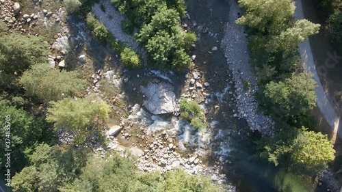 Top view on a cascade