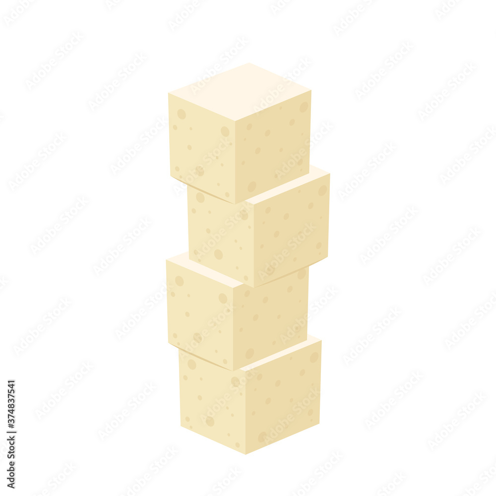 Tofu vector. free space for text. wallpaper. Tofu on white background. Tofu vector. free space for text. wallpaper. Tofu on white background.