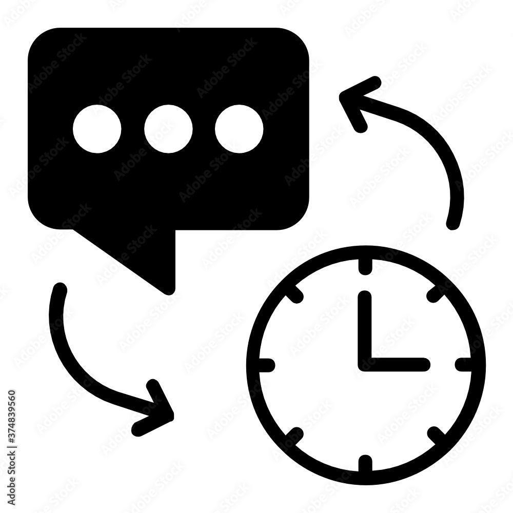 Consultation Session Time Concept Vector Icon Design, Trade and barter Symbol on White background Consultation Session Time Concept Vector Icon Design, Trade and barter Symbol on White background