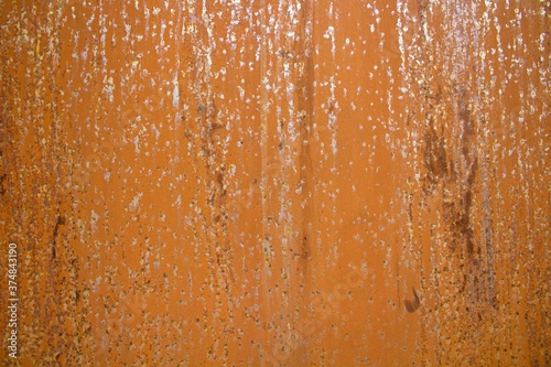 evocative image of texture of rusty steel plate