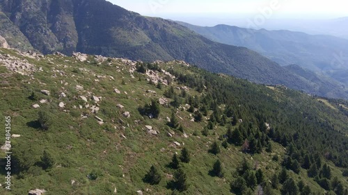 mountain landscape in the Pyrenees - France