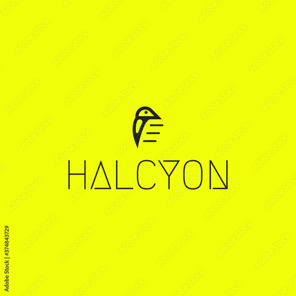Halcyon logo Stock Vector | Adobe Stock