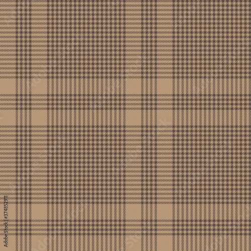 Brown Glen Plaid textured Seamless Pattern