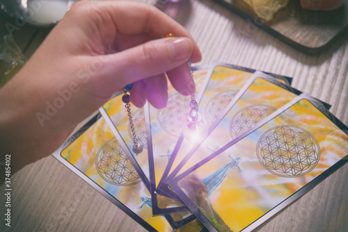 Tarot cards and dowsing