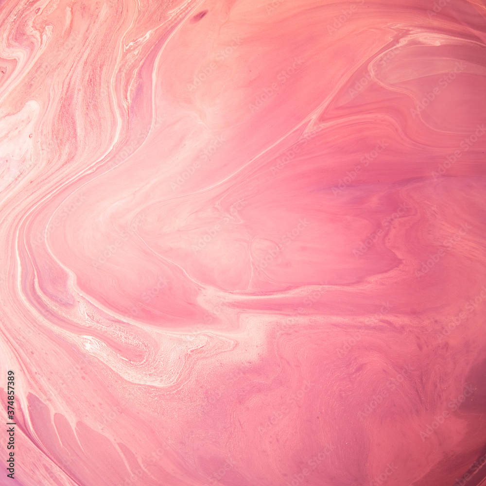 Pink Acrylic Pour Color Liquid marble abstract surfaces Design. Pink Acrylic Pour Color Liquid marble abstract surfaces Design.