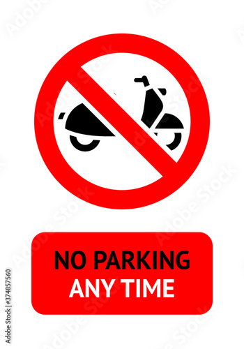 Free Download No Parking, modern label, vector illustration 10eps - GFXLoad