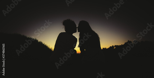 Love at sunset