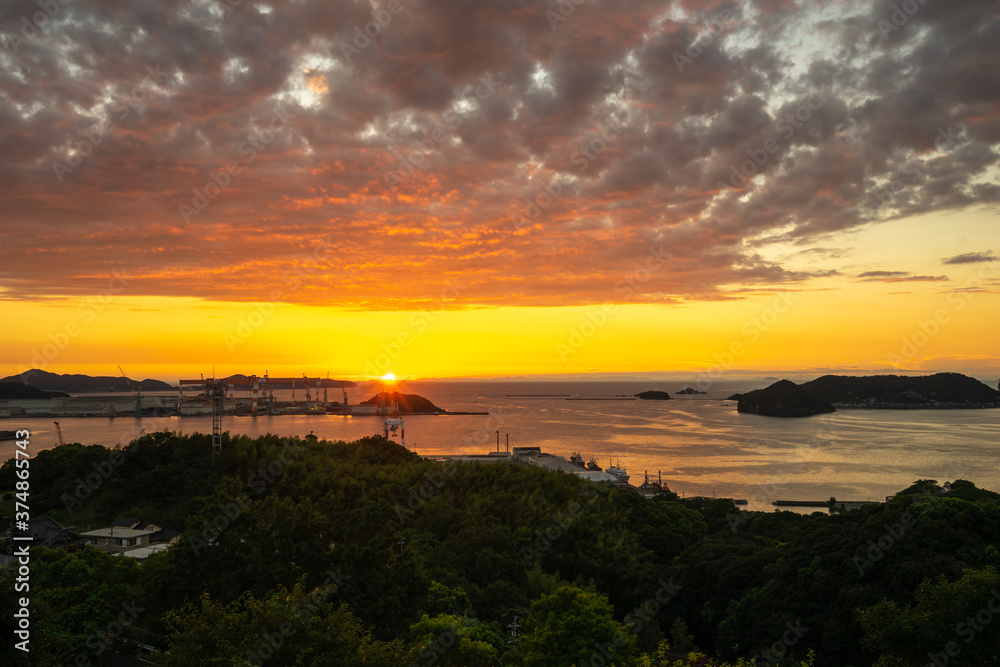 長崎の夕陽