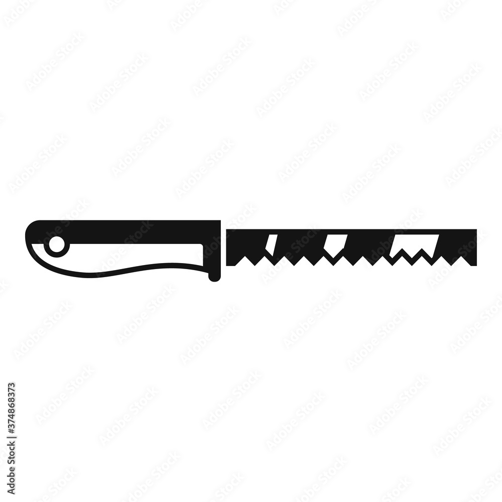 Pruning saw icon. Simple illustration of pruning saw vector icon for web design isolated on white background Pruning saw icon. Simple illustration of pruning saw vector icon for web design isolated on white background