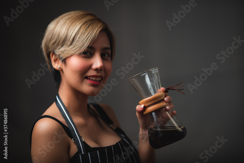 concept of coffee drip filt...