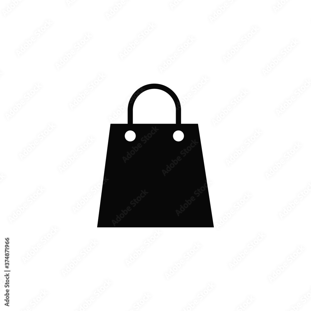 shopping bag isolated vector icon on white background for website and mobile app shopping bag isolated vector icon on white background for website and mobile app