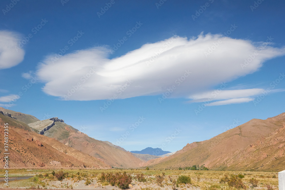 nubes del sur de Argentina