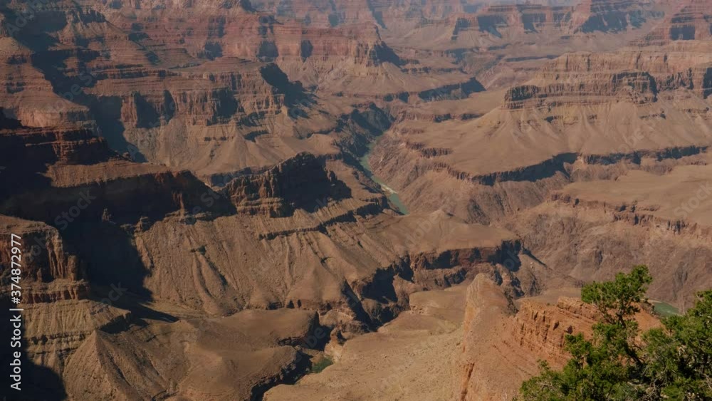 High Gorge Of Grand Canyon National Park And Colorado River At Sunset Panorama High Gorge Of Grand Canyon National Park And Colorado River At Sunset Panorama