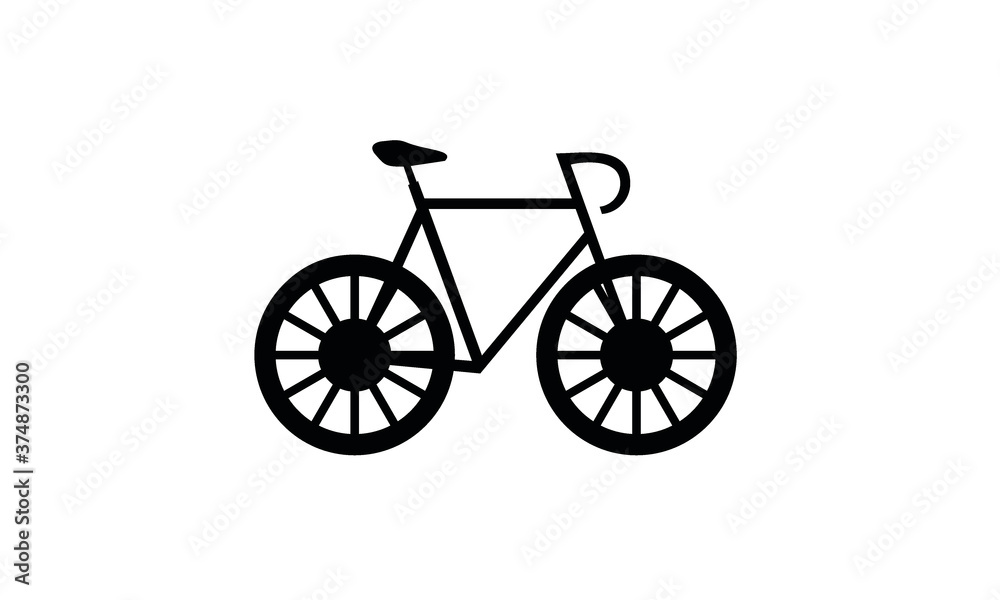 vector bicycle silhoutte