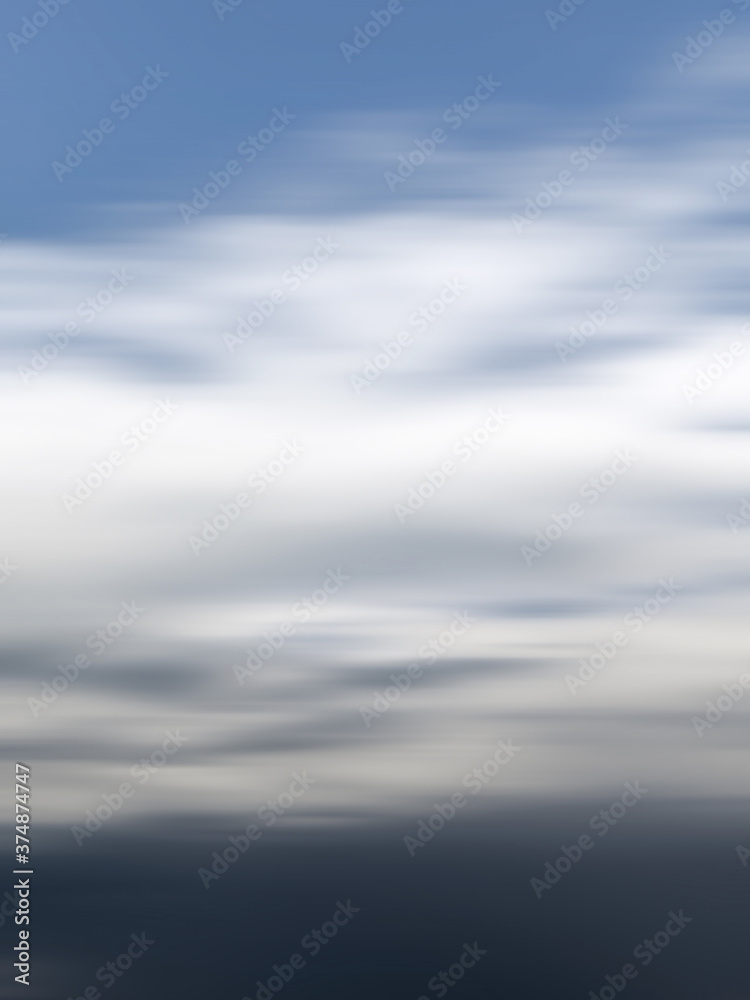 Fototapeta premium Clouds in motion blur