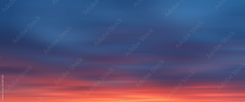 Naklejka premium Clouds in motion blur