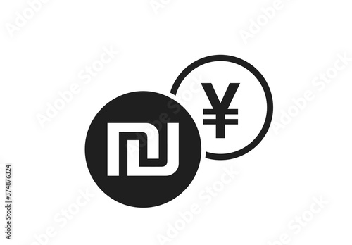israeli sheqel to japanese yen currency exchange icon