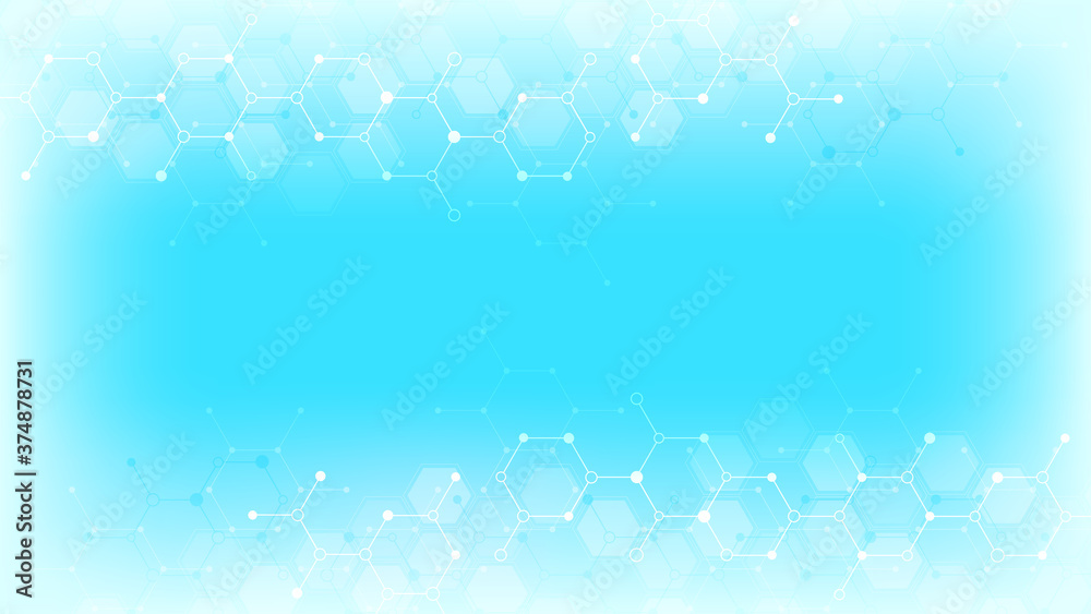 Abstract molecules background. Molecular structures or chemical engineering, genetic research, innovation technology. Scientific, technical or medical concept. Abstract molecules background. Molecular structures or chemical engineering, genetic research, innovation technology. Scientific, technical or medical concept.