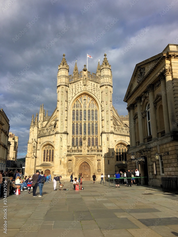 A view of the Cathedral in Bath