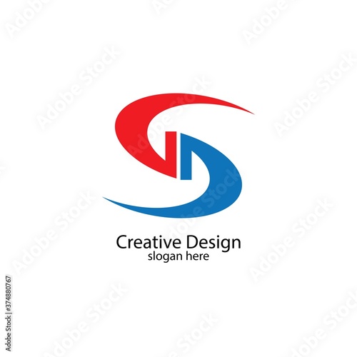 letter S logo design template vector illustration