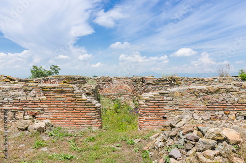 Ruins of a late antique city in the Kabyle archaeological reserve, Bulgaria
