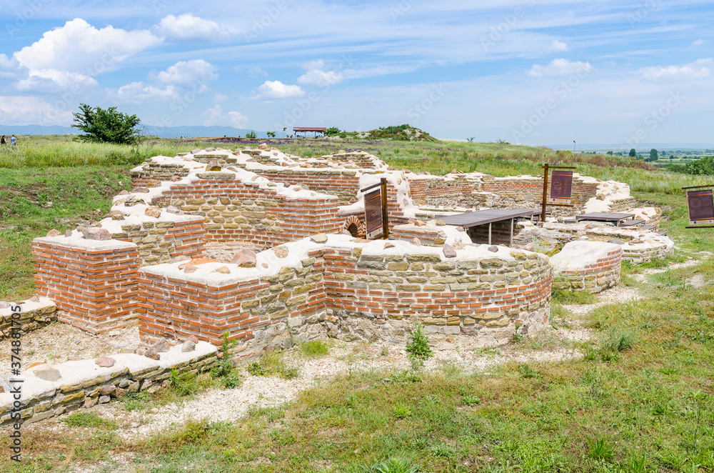 Ruins of the Roman terms in the Kabyle archaeological reserve, Bulgaria