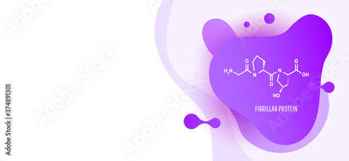 Collagen is a fibrillar protein that forms the basis of the connective tissue of the whole organism.