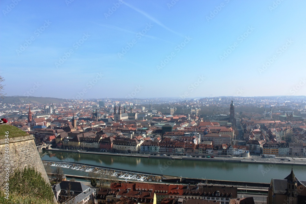 Würzburg von oben Würzburg von oben