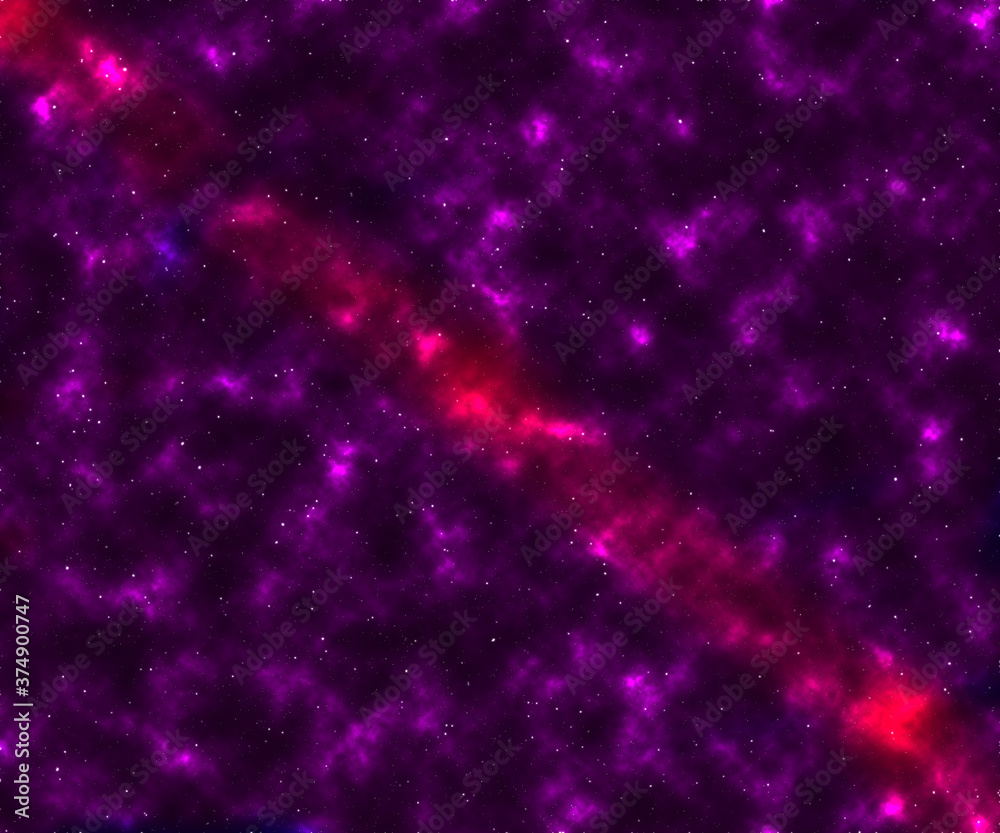 dark purple abstract galaxy space and white stars in outer space dust in the universe.